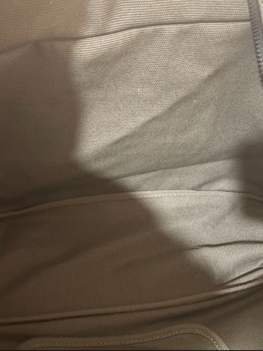 Marc Jacobs Olive Green Duffel Bag with White Logo